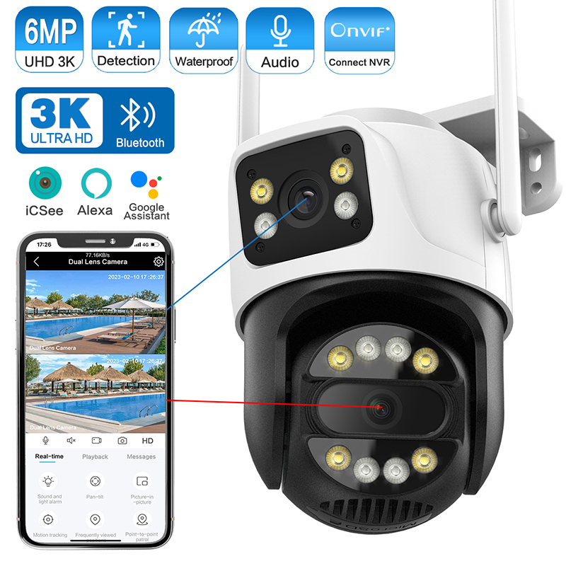 6MP Wi-Fi Bullet&Dome Integrated Camera Module - Sky CCTV